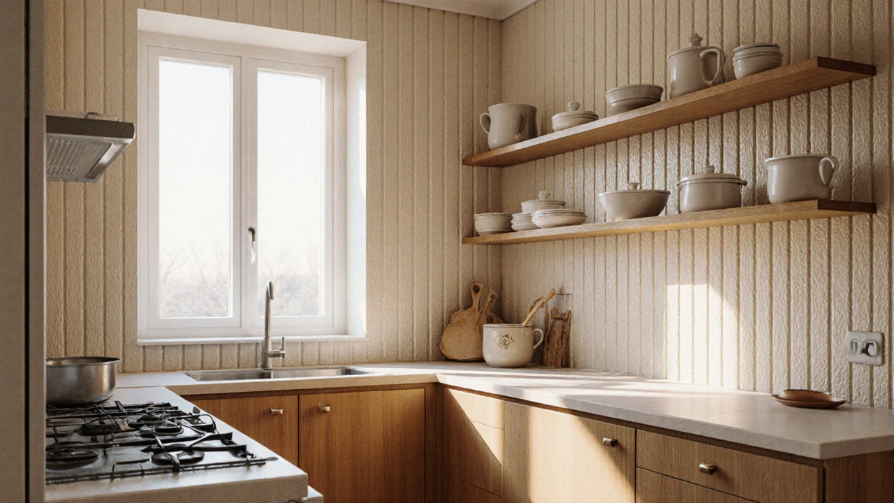 Какие обои зрительно увеличивают кухню: лучшие цвета, узоры и текстуры