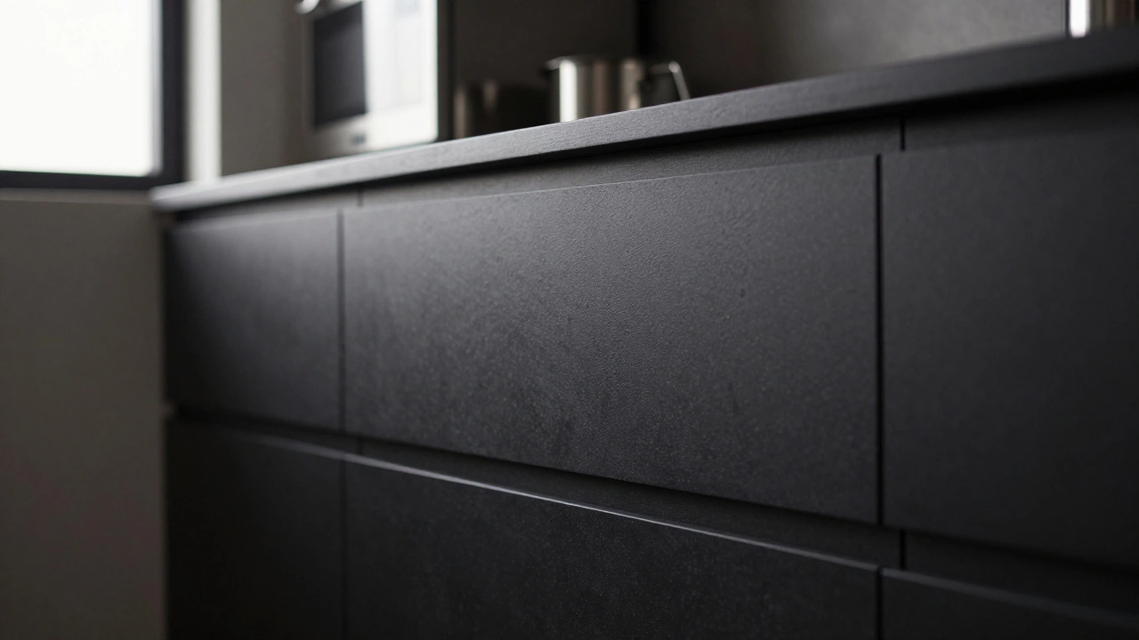 На каком цвете мебели для кухни меньше всего видна грязь