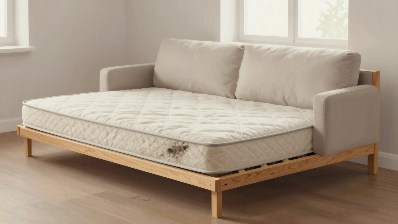 Сравнение: жесткое основание с деформированным матрасом слева и гибкие ламели с идеальной поддержкой справа.