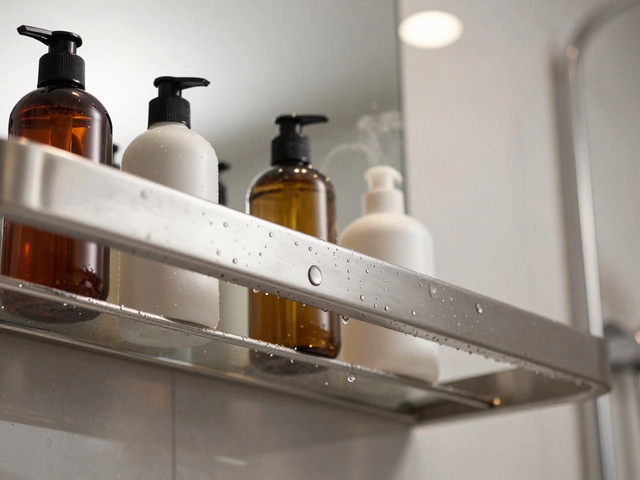 Какая полка в ванной не ржавеет: лучшие материалы и что избегать