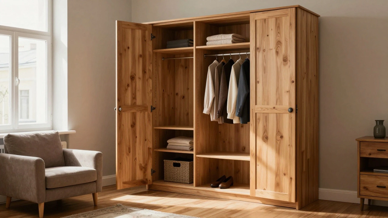 Что лучше: распашной шкаф или шкаф-купе? Практическое сравнение для гостиной