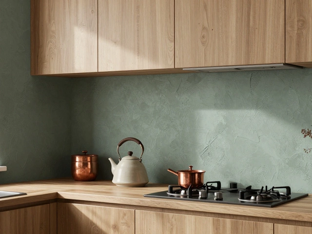 Какие обои сейчас модно клеить на кухне в 2026 году